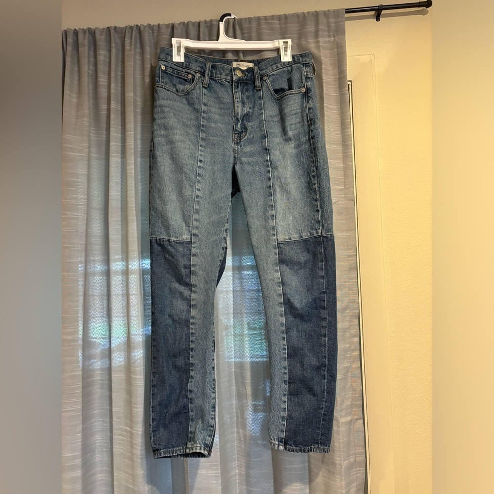 Madewell Two-Tone Blue Jeans